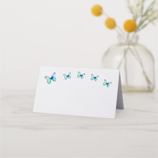 Blue Butterfly  Place Card