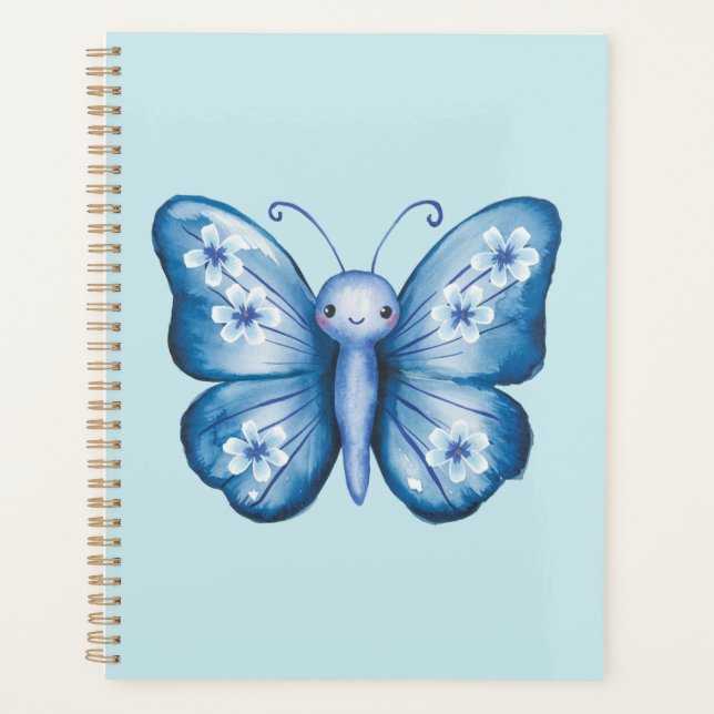 Blue Butterfly Planner (Front)