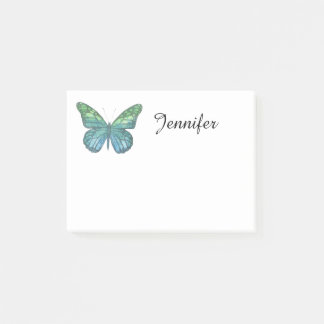 Blue Butterfly Post-it Notes