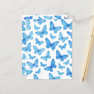 Blue Butterfly Postcard