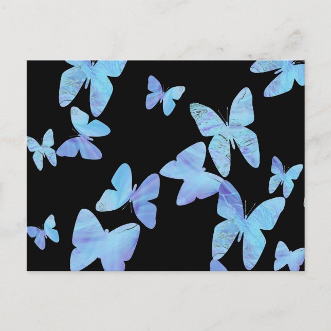 Blue Butterfly Postcard (Front)