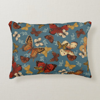 blue Butterfly seamless pattern Decorative Cushion
