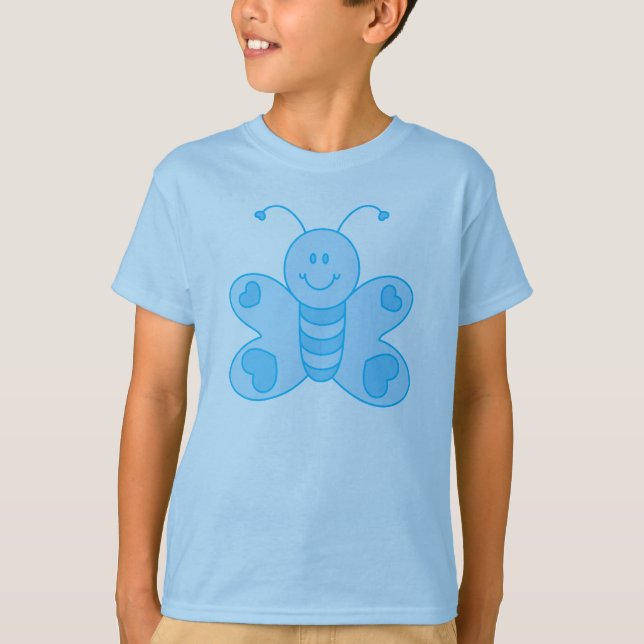 Blue Butterfly Shirt (Front)