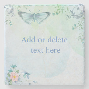 Blue Butterfly Stone Coaster