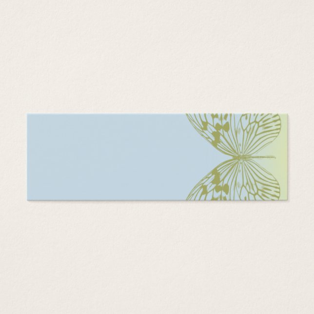 Blue Butterfly & Stripe (Front)