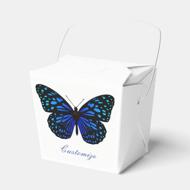 Blue butterfly Thunder_Cove Favour Box (Front Side)