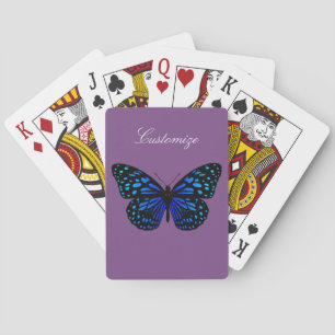 Blue Butterfly Thunder_Cove Playing Cards