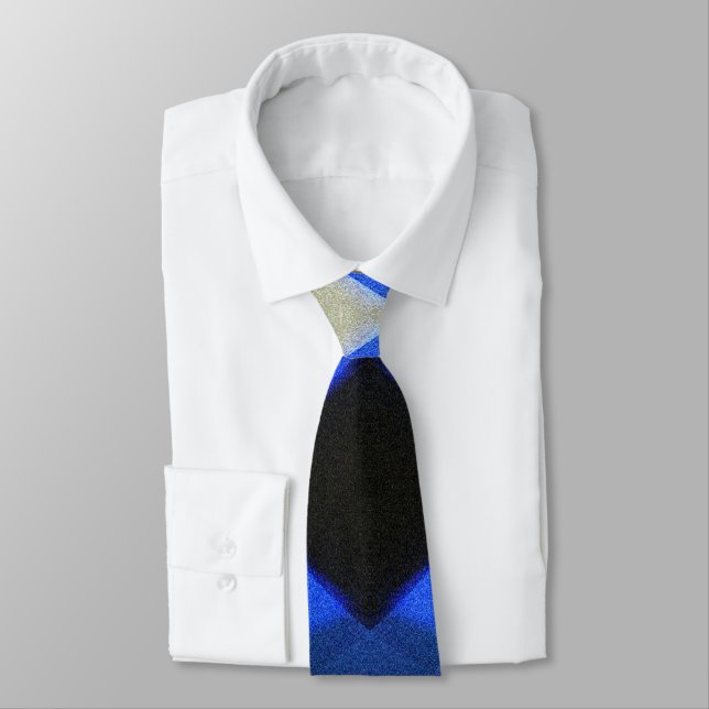 Blue Butterfly Tie (Tied)