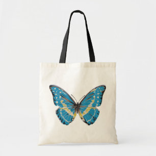 Blue Butterfly Tote Bag