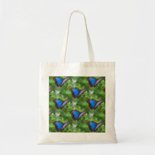 Blue Butterfly Tote Bag