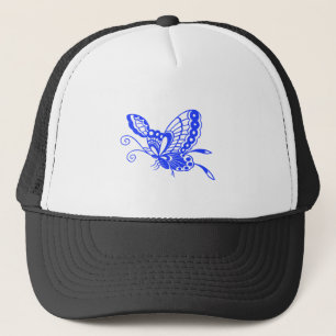 Blue Butterfly Trucker Hat