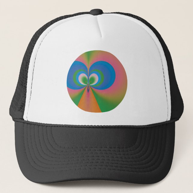 Blue Butterfly Trucker Hat (Front)
