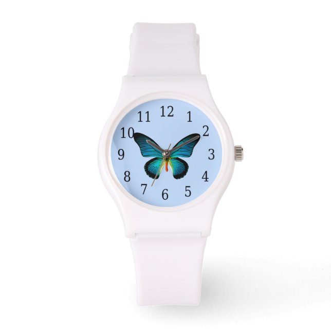 Blue Butterfly Watch (Front)