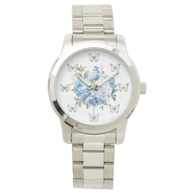 Blue Butterfly  Watch (Front)