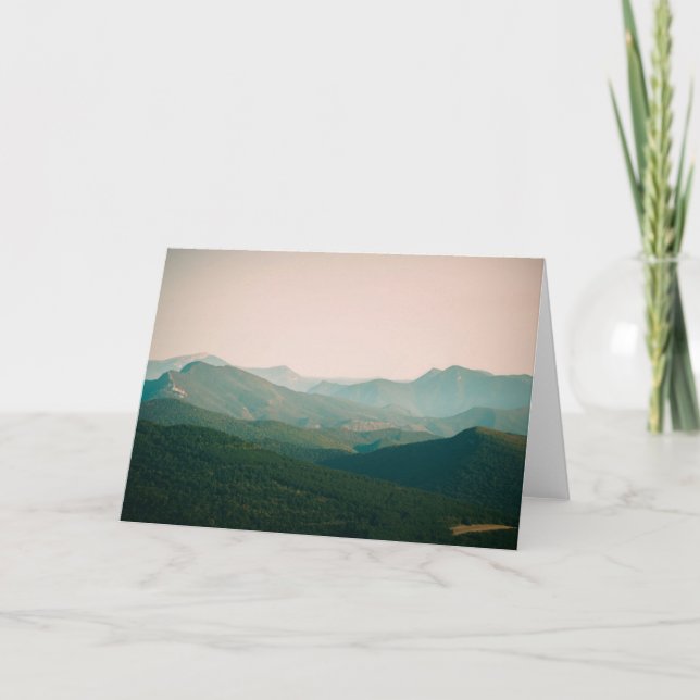 Blue by the Mountains Card (Front)