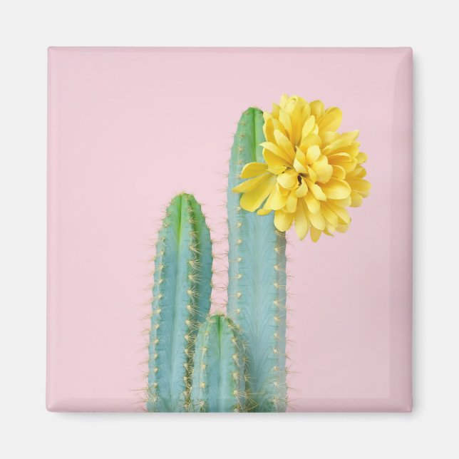 Blue Cactus Trio Magnet (Front)