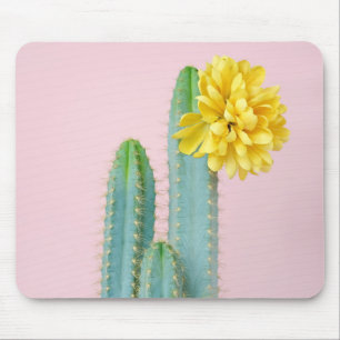 Blue Cactus Trio Mouse Pad