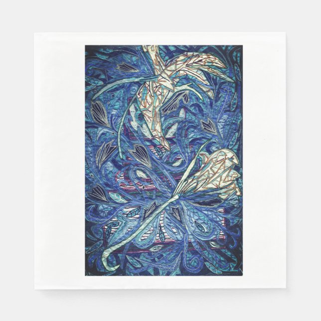 Blue cake napkin (Front)