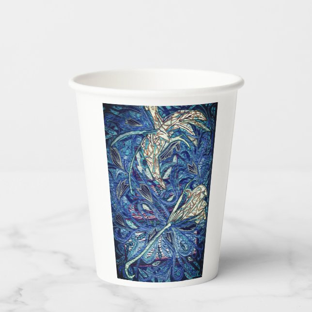 Blue cake paper cups (Back)