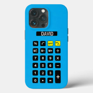 Blue Calculator with Keypad  iPhone 13 Pro Case