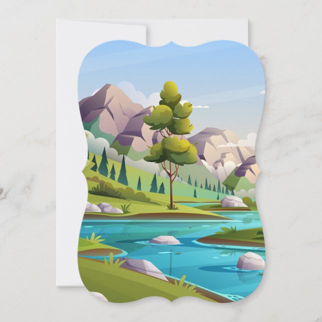 Blue Calm River (Front)