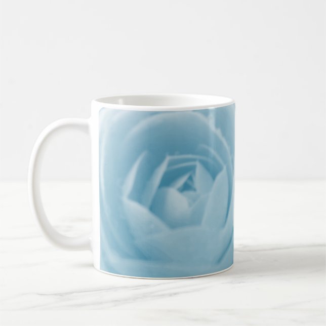 Blue Camellia Whirlpool Mug (Left)