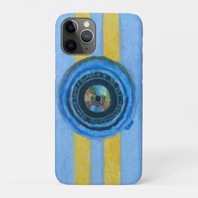 Blue Camera Case-Mate iPhone Case (Back)