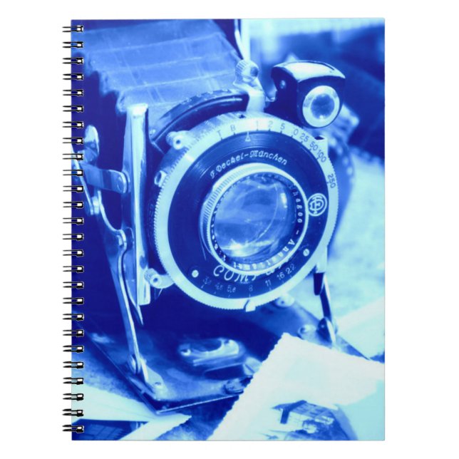 Blue Camera Notebook (Front)