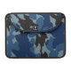 Blue Camo Military 13 Inch Macbook Pro Sleeves (Front Closed)