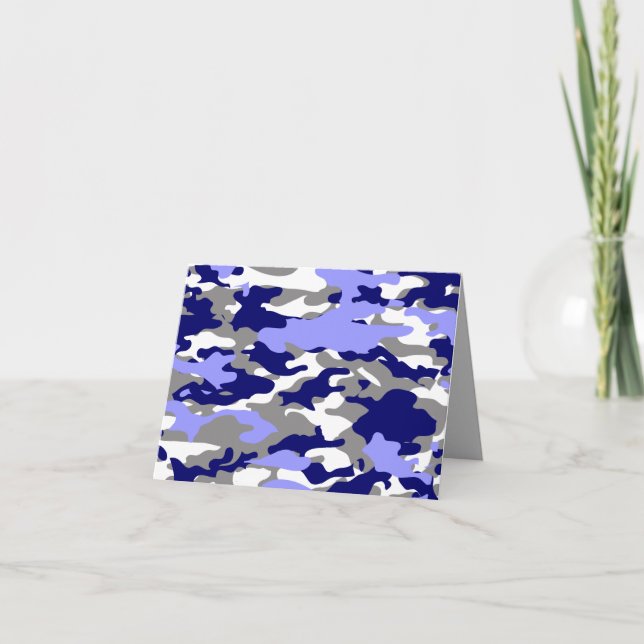 BLUE CAMO - NOTECARD (Front)