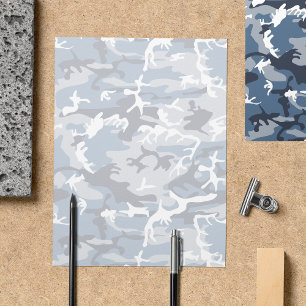 Blue Camo, Winter Camo, Snow Camouflage, Military Flyer
