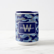 Blue Camo With Personalisation