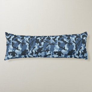 Blue Camouflage  Body Cushion