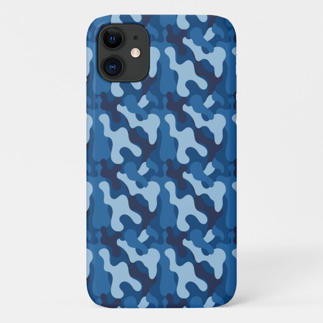 Blue Camouflage Case | iPhone | iPad | Samsung (Back)