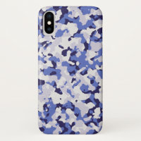 Blue camouflage pattern