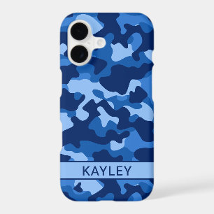 Blue Camouflage Personalised