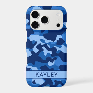 Blue Camouflage Personalised