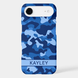 Blue Camouflage Personalized