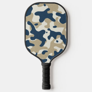 Blue Camouflage Pickleball Paddle