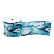 Blue camouflage Ribbon