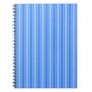 Blue candy stripes notebook