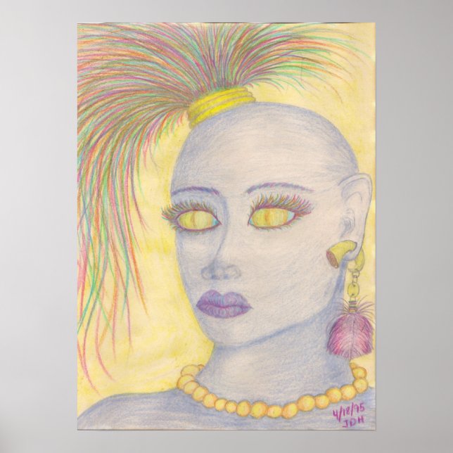 "Blue" Canvas Print (Front)