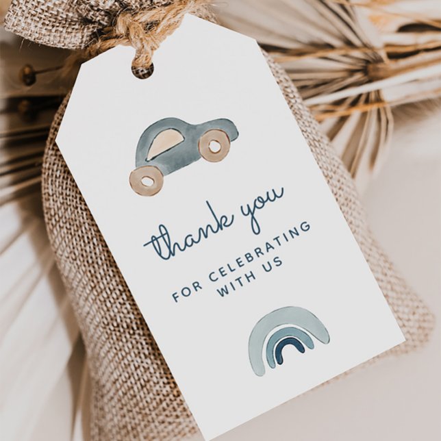 Blue Car Thank You Tag (Creator Uploaded)