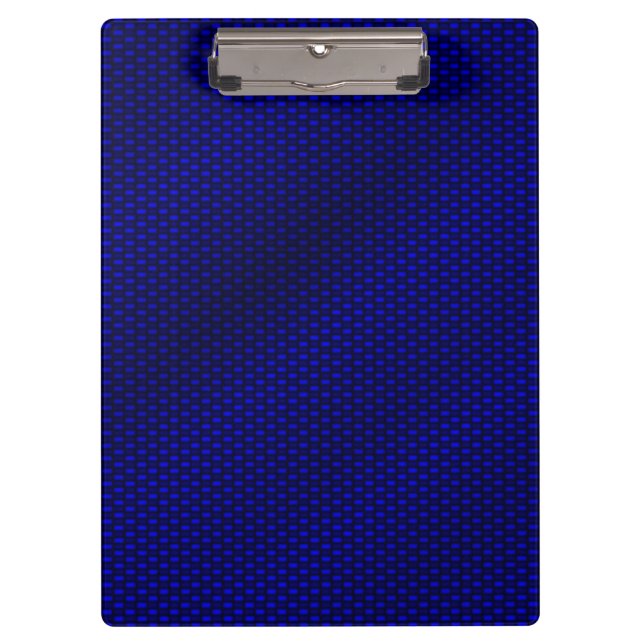 Blue Carbon Fibre Clipboard (Front)