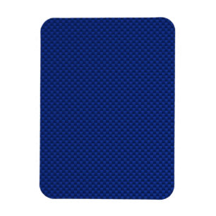 Blue Carbon Fibre Like Decor Background Magnet