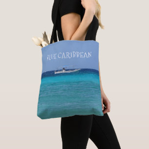 Blue Caribbean (customisable) Tote Bag