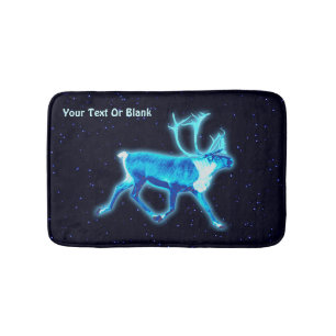 Blue Caribou Bath Mat