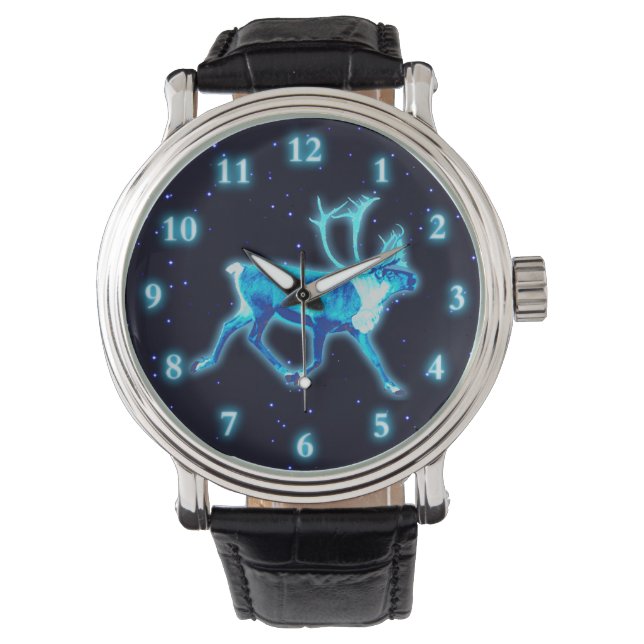 Blue Caribou (Reindeer) Watch (Front)