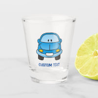 Blue Cartoon Car