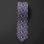 Blue Cartoon Cats Montage Tie<br><div class="desc">A montage of cute cartoon cats on a blue background. This neck tie is the perfect casual design for the cat dad or enthusiast in your life. Be sure to check out our matching socks featuring the same cat montage design.</div>